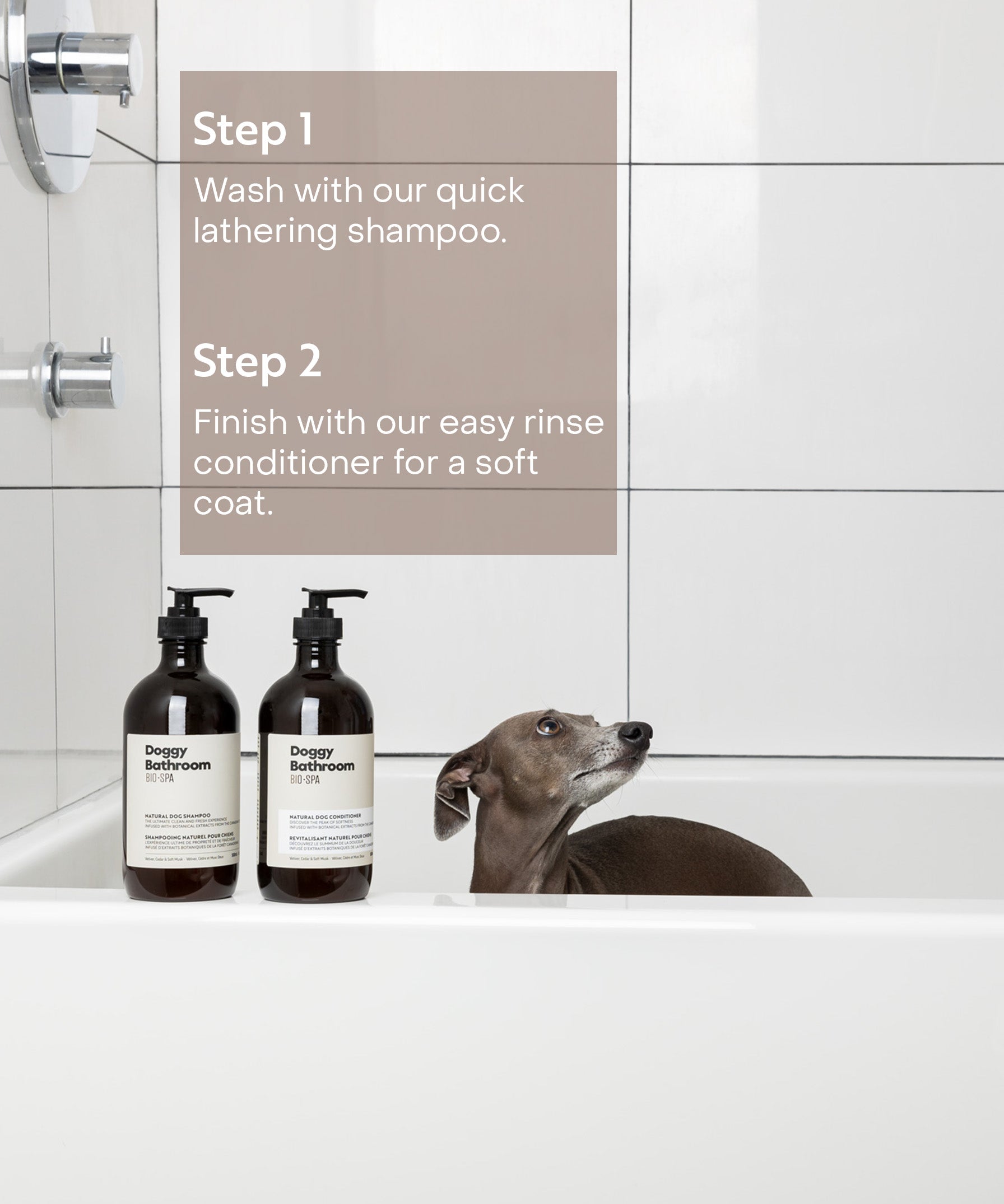 Natural Dog Shampoo & Conditioner Duo Set