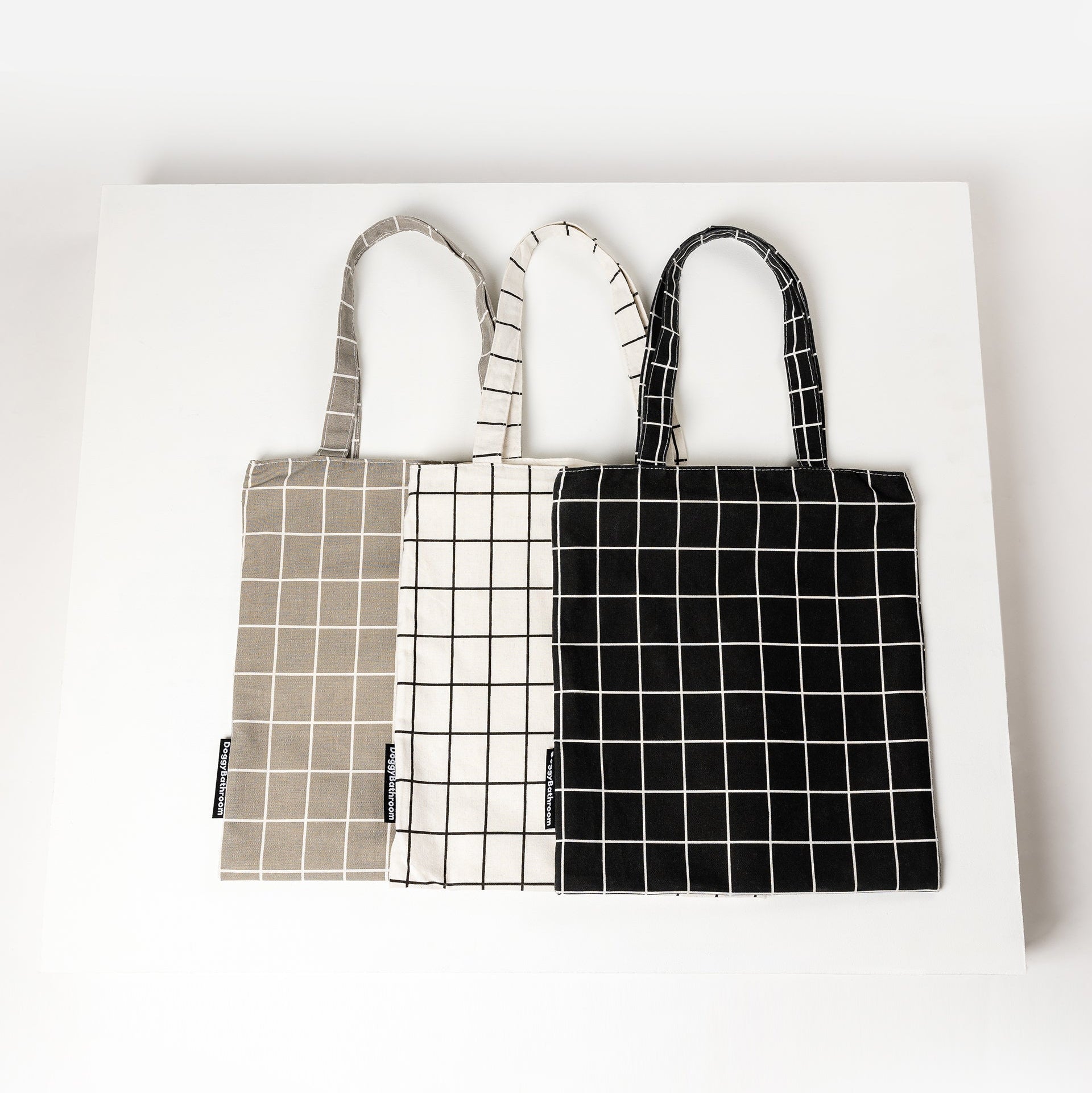 Dog Owner Canvas Tote Bag with Zipper | Doggy Bathroom – Doggy